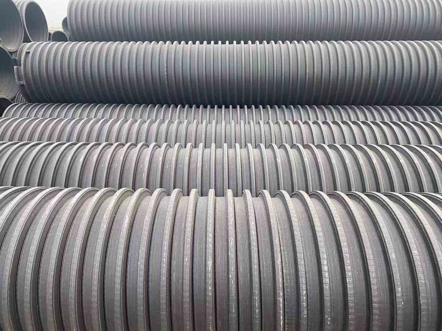 HDPE钢丝增强缠绕管 防腐耐压 支持定制 量大从优