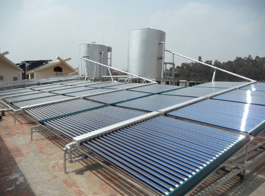 云南太阳能热水器系统 云南冠宏机电空调厂家供应
