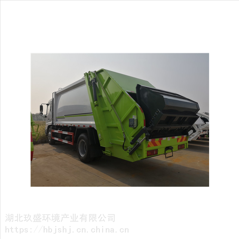 东风153压缩式垃圾运输车_周口压缩式垃圾车_后八轮压缩式垃圾车图片