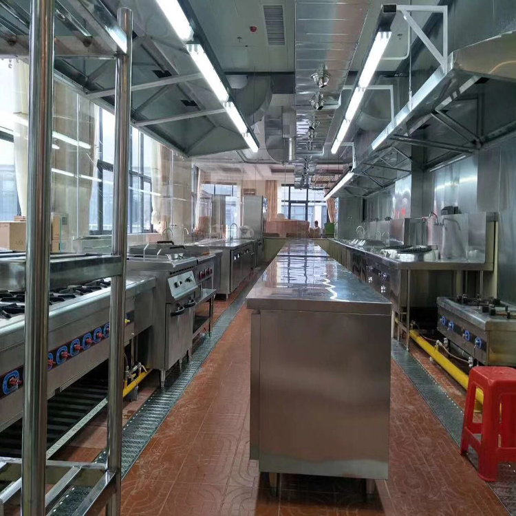 广州市雍隆成套酒店不锈钢商用厨房设备生产厂家整体安装供应商