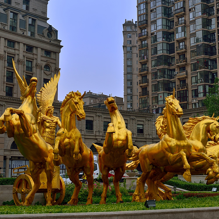 珠海玻璃钢群马雕塑 马模型 坚固耐用