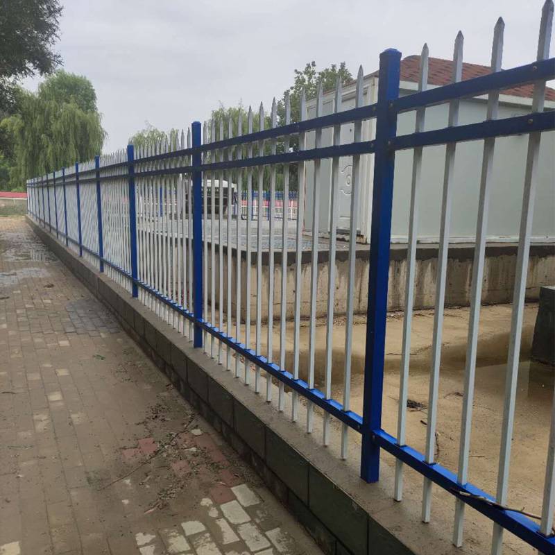 哈尔滨厂房锌钢护栏围墙 围墙隔离栅价格 小区围墙栅栏