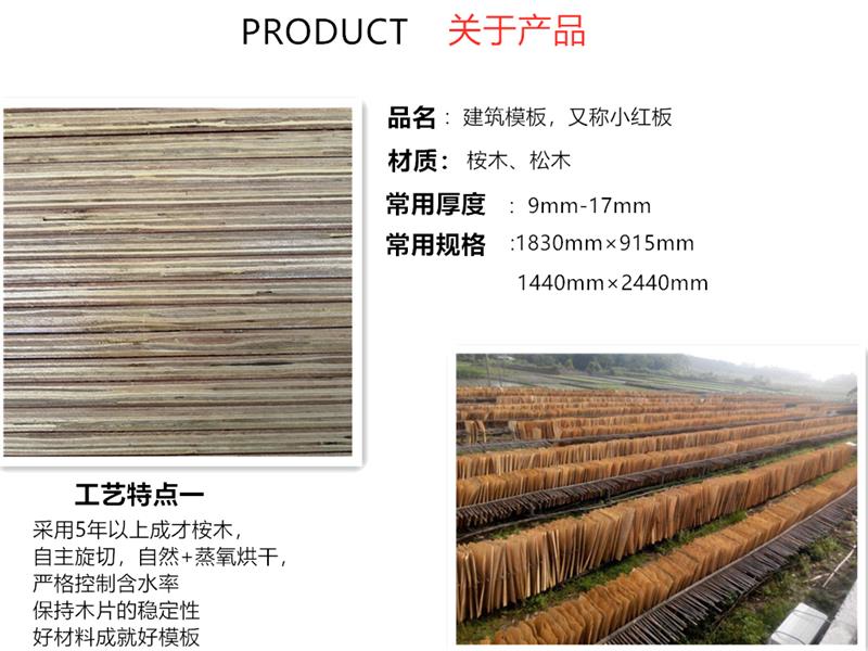 广东广西木模板种类