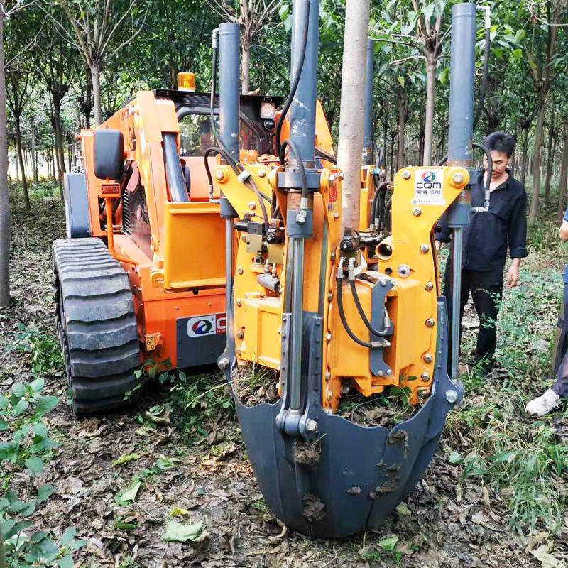山东挖树机 工厂直销园林移栽设备 四瓣式挖树机