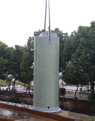 玻璃钢一体化雨水提升泵站厂家 消防箱泵一体化泵站型号
