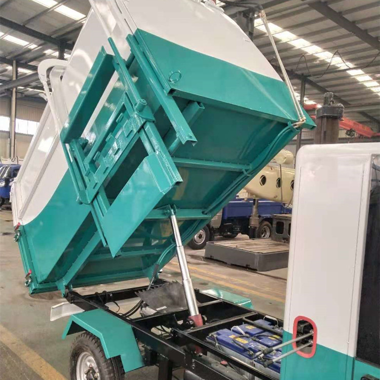 山东新能源电动垃圾车大型挂桶式垃圾车可定制