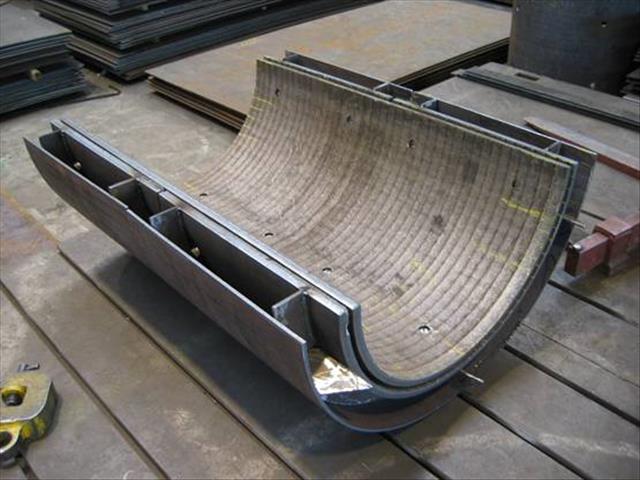 下料漏斗碳化铬复合耐磨衬板厂家直供 双金属耐磨衬板