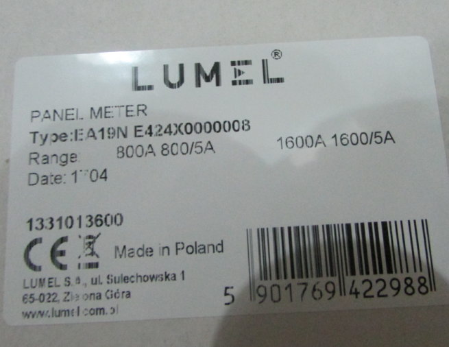 LUMEL总有功表N9.11