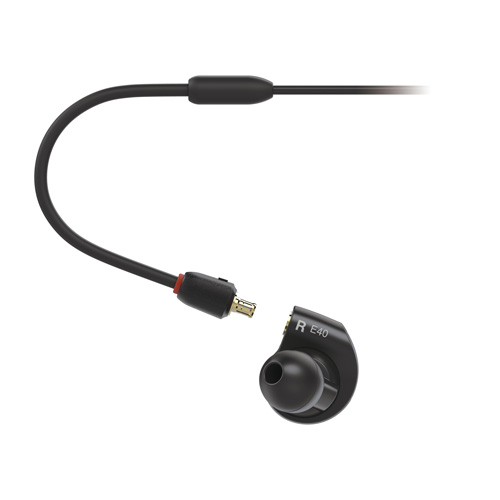 铁三角耳机 ATH-E40 入耳式耳机 可换线