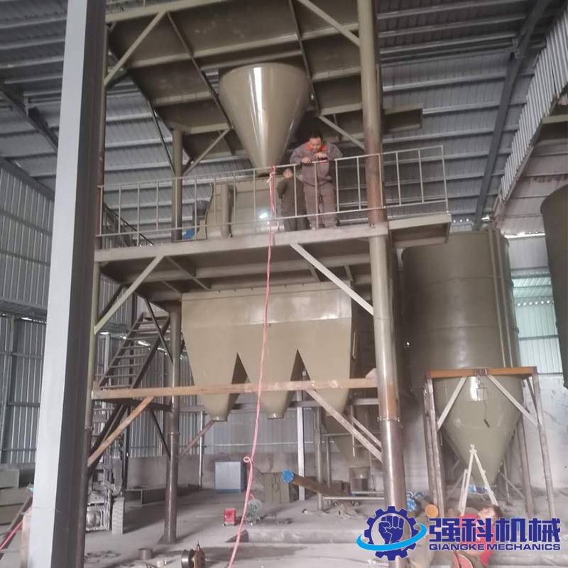 塔式干粉石膏砂浆生产线 日产100吨轻质石膏砂浆生产设备