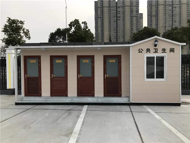 河南郑州移动厕所厂家、精美岗亭、厕所租赁