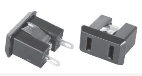 两孔美规电源母座带PSE认证电源插座