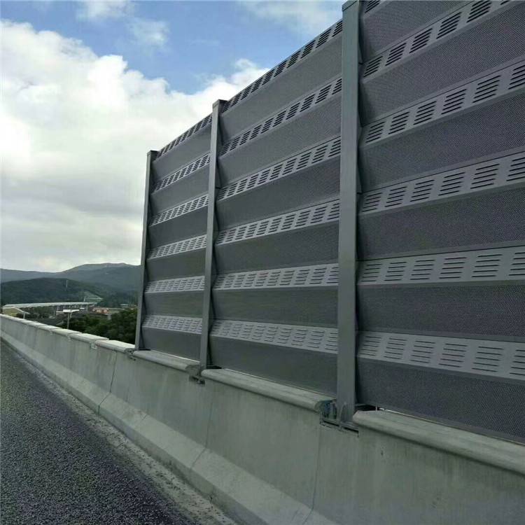 厂家直销 高速公路声屏障 吸音隔音墙 岩棉吸音板 亚克力隔音墙