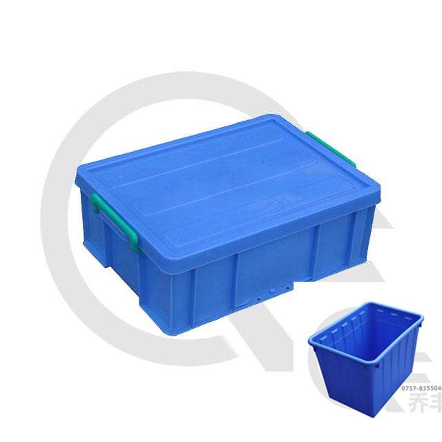 兴安盟蓝色塑料周转箱 防静电塑料周转箱 佛山市乔丰塑胶实业有限公司
