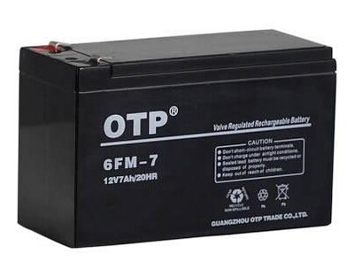 欧托匹OTP蓄电池6FM-7 12V7AH型号齐全铅酸免维护蓄电池