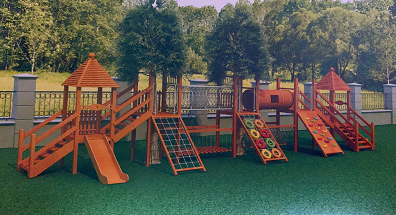 儿童户外玩具拓展攀爬架木质幼儿园游乐设施实木制组合攀登架定制厂家直供