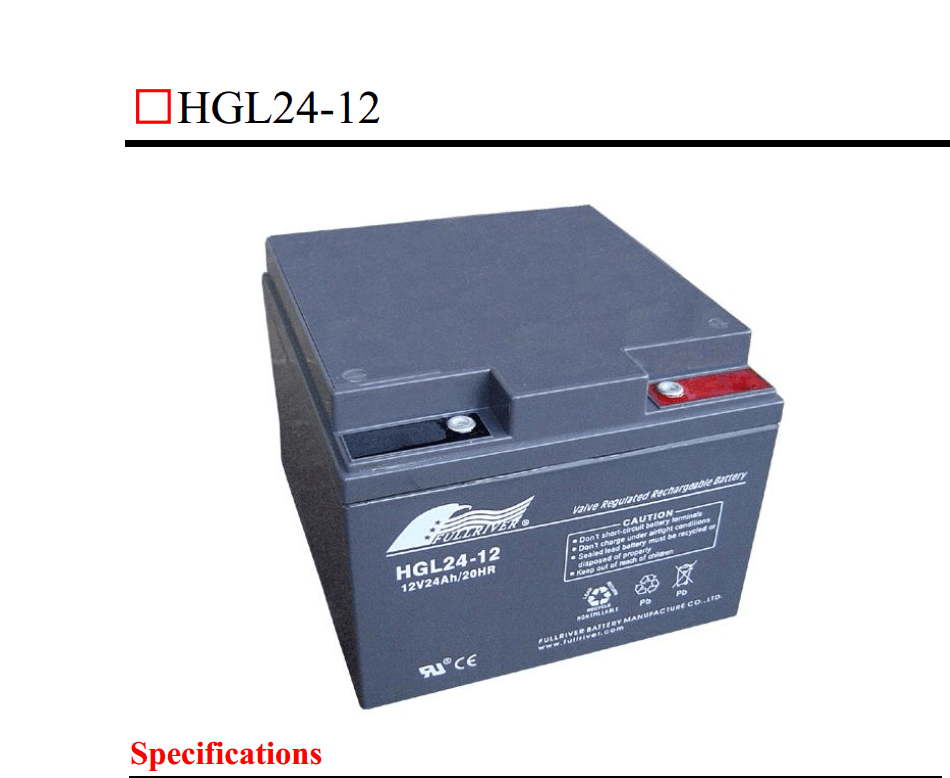 FULLRIVER蓄电池HGL28-12 12V28AH适应温度广
