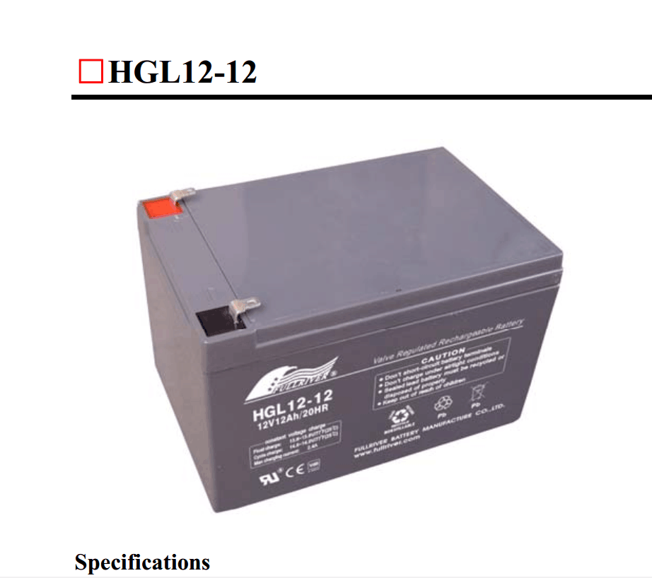 FULLRIVER蓄电池HGL26-12 12V26AH循环应用