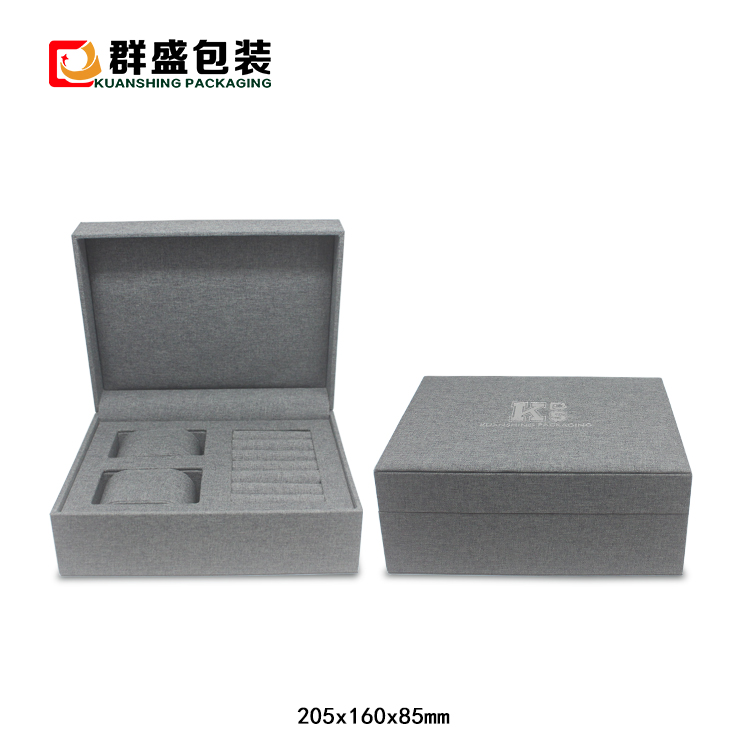 群盛包装 定制手表包装盒木盒手链盒 精品产品包装盒 帧布盒子