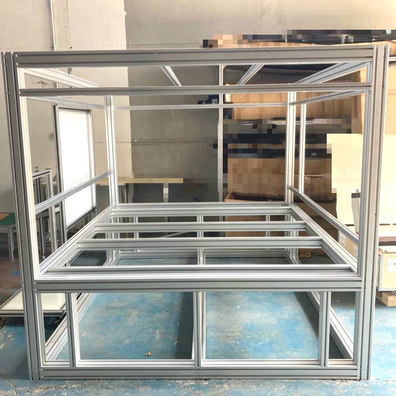 来图加工定制加工设备铝型材框架 车间工作台铝材支架铝合金型材机架非标定制