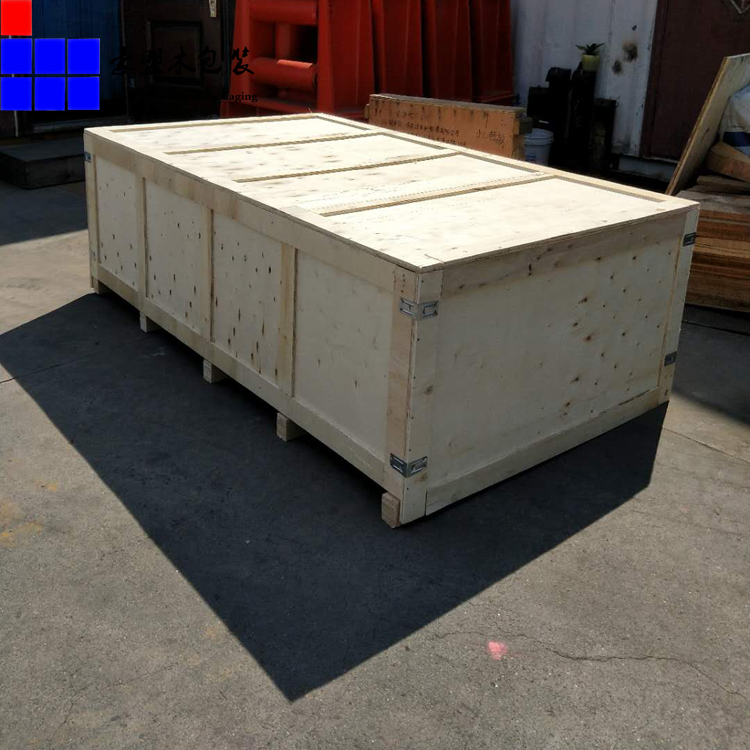 青岛出口包装木箱加工厂 常年定制钢带木箱质量可靠价格便宜