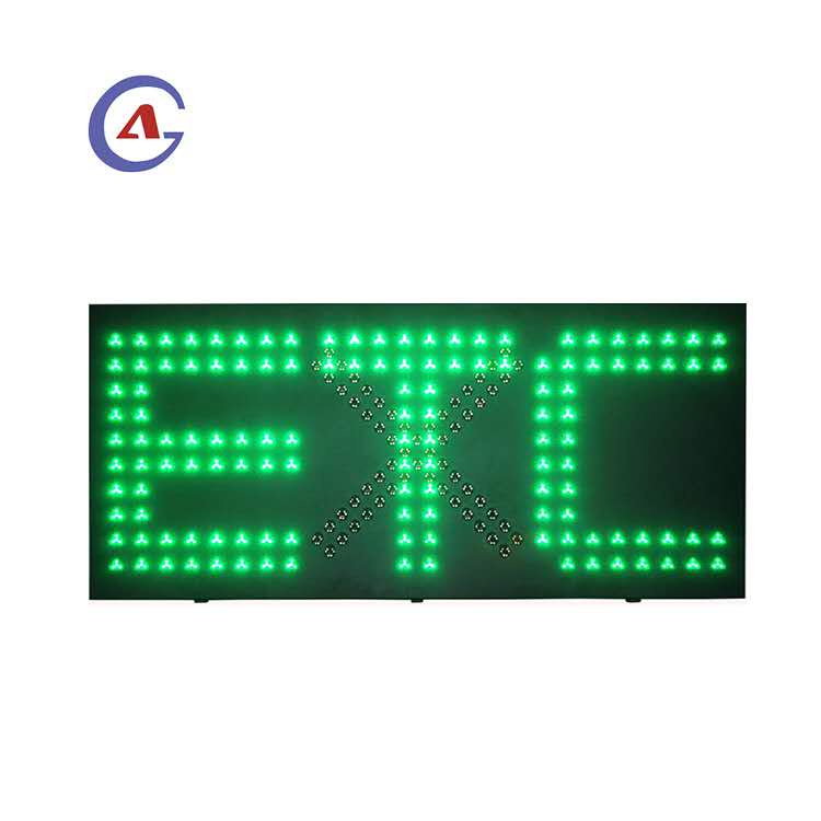 收费站ETC车道指示器红叉绿箭雨棚灯LED快速收费诱导屏工厂
