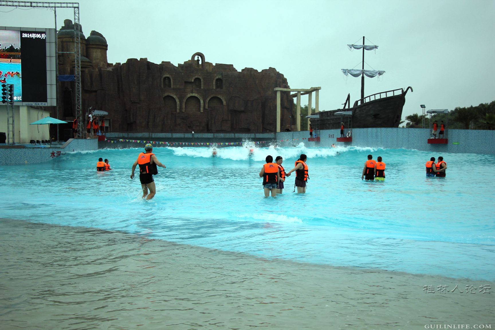 长沙泳池人工造浪设备价格 「海优环保」质量保证