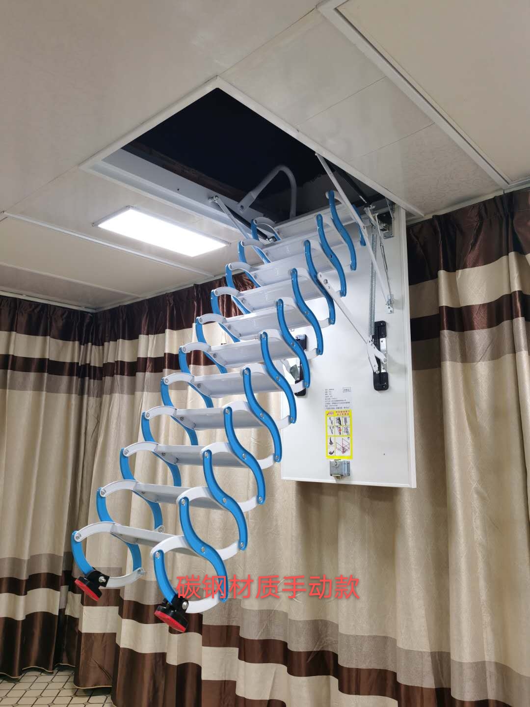 长治室内手动伸缩楼梯安装 欢迎来电咨询