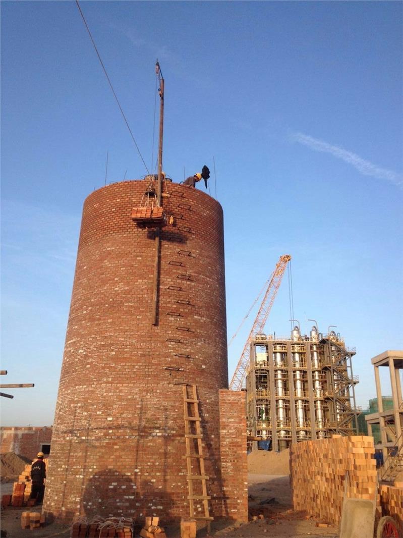 140米混凝土烟囱新建
