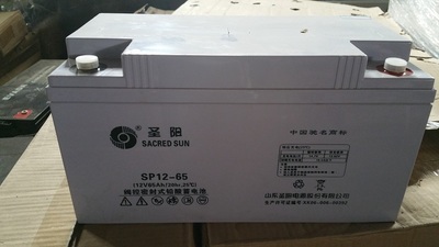 圣阳蓄电池SP12-65 12V65AH 机房后备电源质保三年包邮