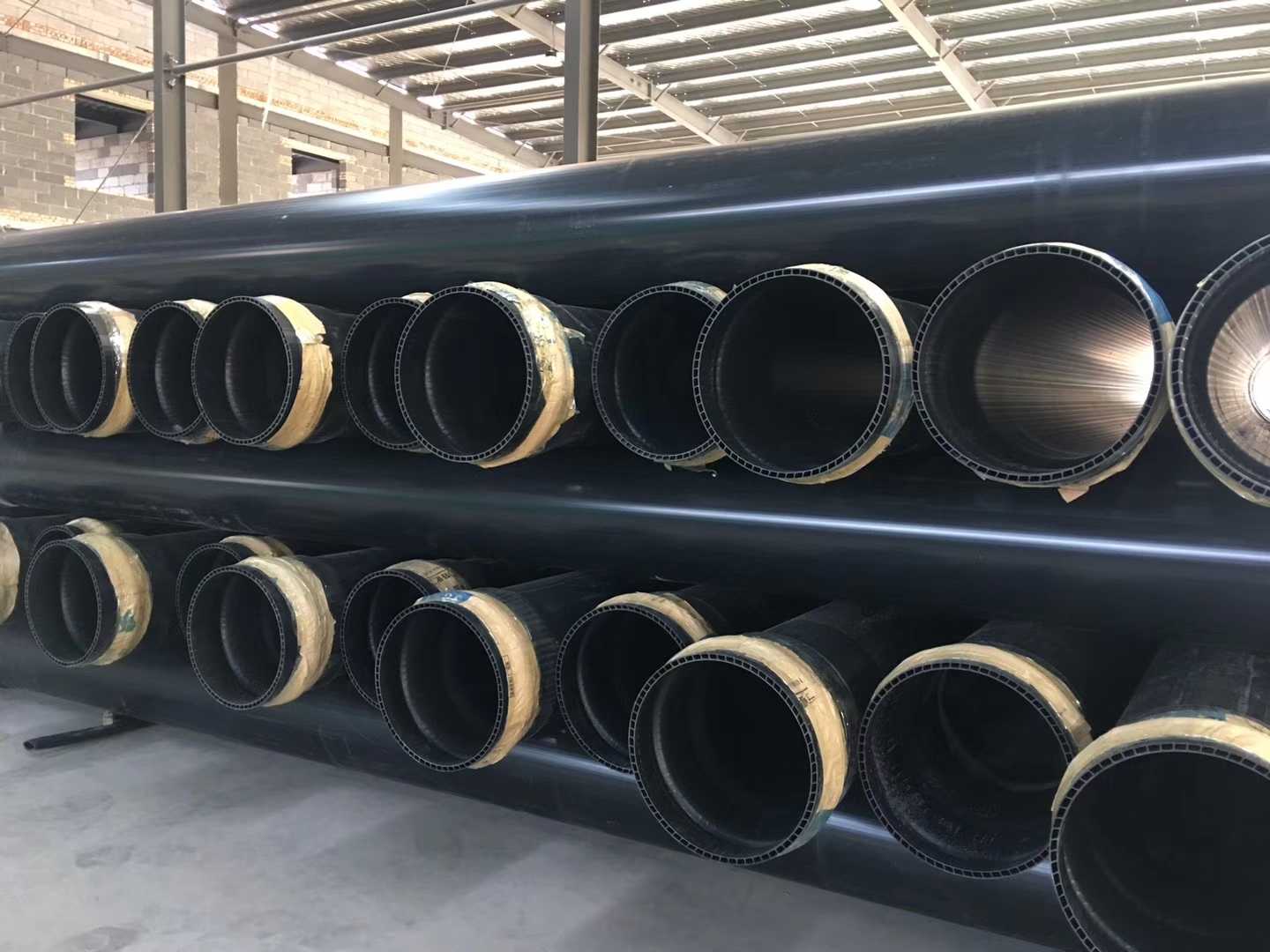 泉州PVC-U中空壁管厂家 PVC-U双层中空管