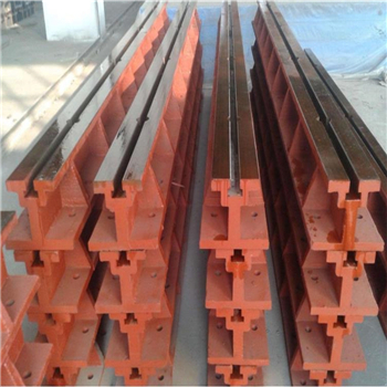 铸铁地轨 T型槽地轨 拼接条形平台 试验基础槽铁 地槽铁 焊接地梁
