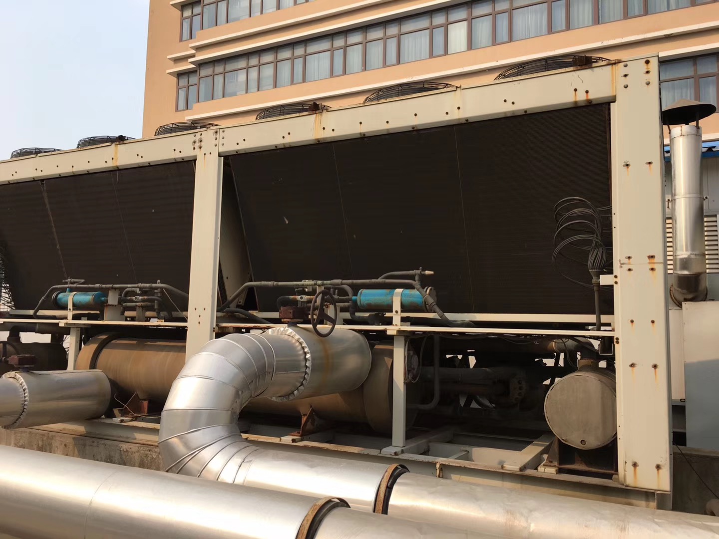 济南回收工厂设备 旧中央空调