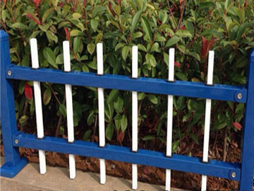四川锌钢塑钢园林栏杆 成都塑钢PVC草坪护栏