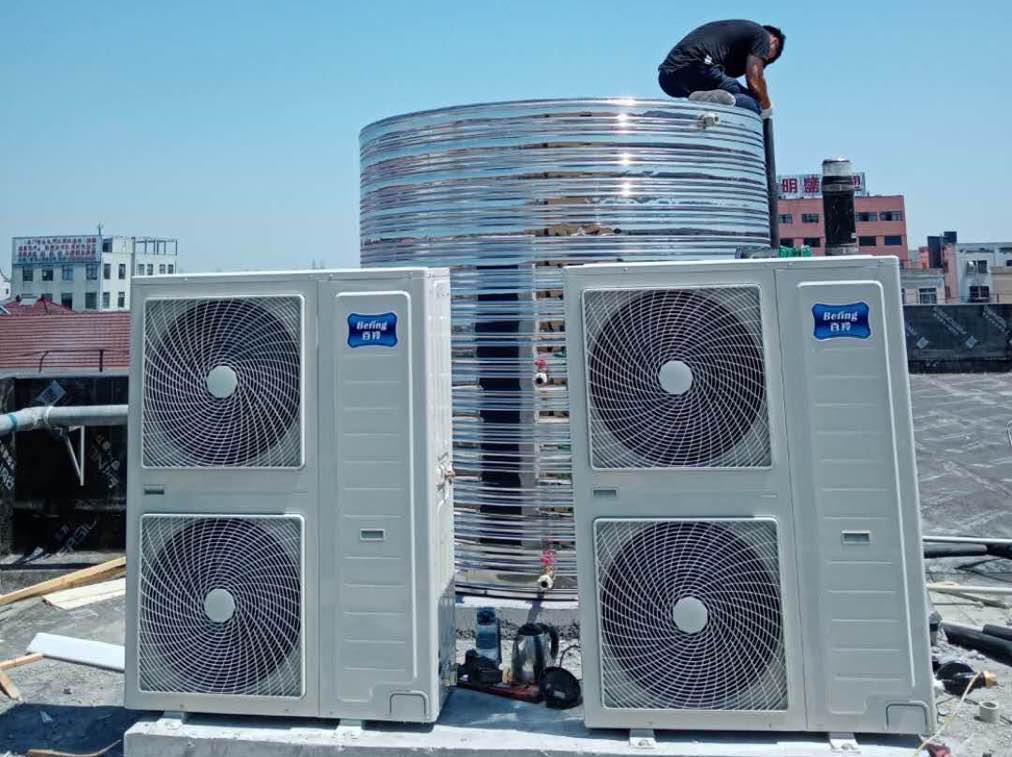 传统开式空气能热水系统/模块承压高效节能热水系统供应