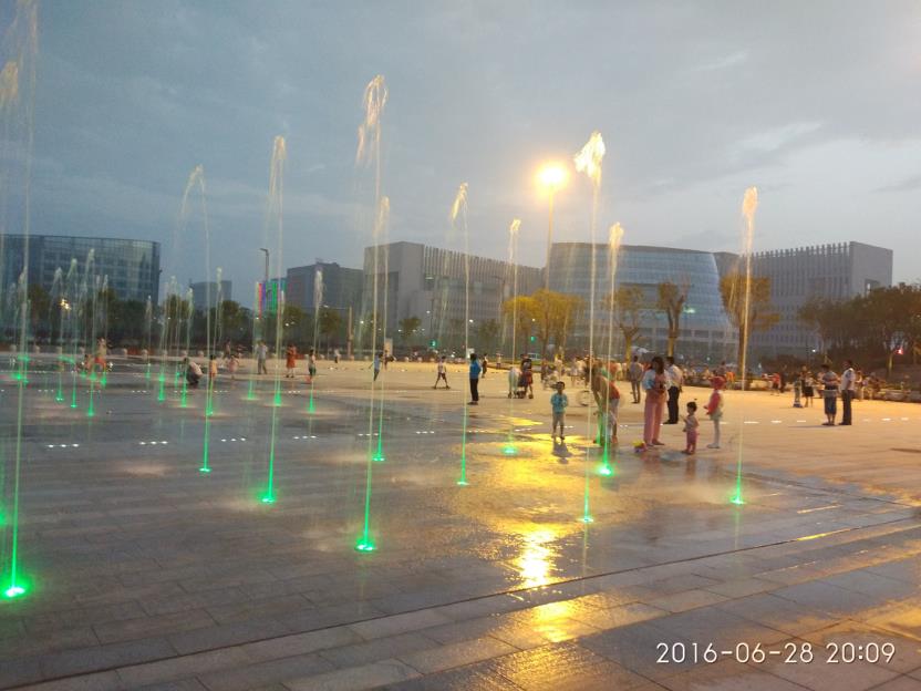 邯郸景区音乐喷泉