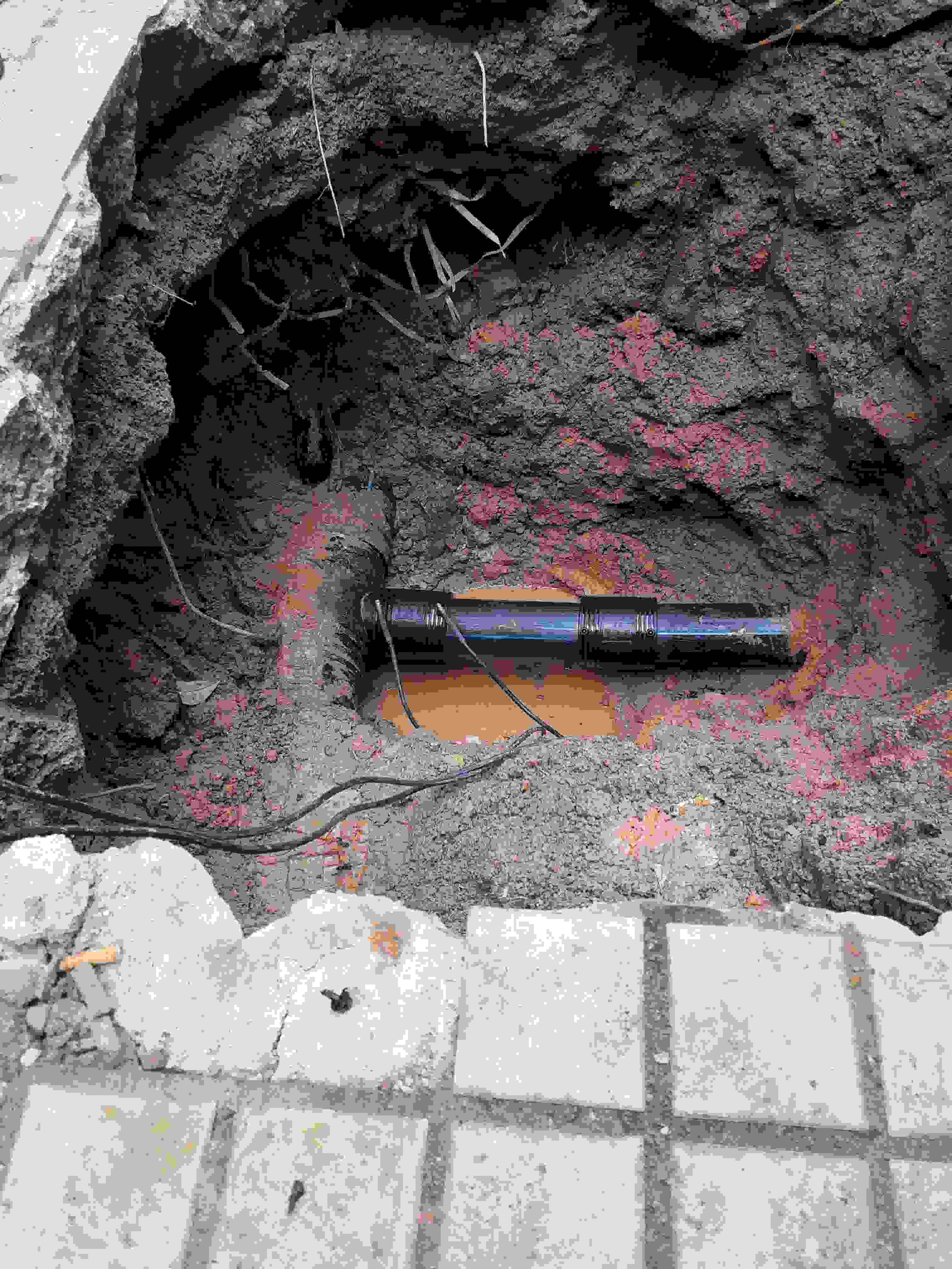 新装暗埋管道漏水检测，地下水管渗水漏水测漏，地下球墨管漏水检测