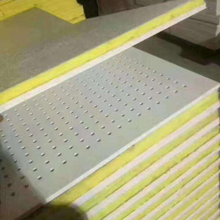南京电动穿孔水泥板定制 穿孔复合吸音板 防潮