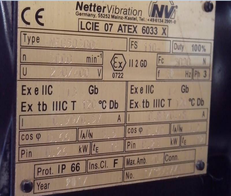 Netter Vibration液压振动外部振动器