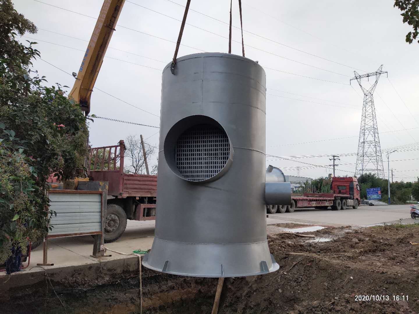 宁波一体化智能截流井雨污分流设备定制 筒体耐腐蚀