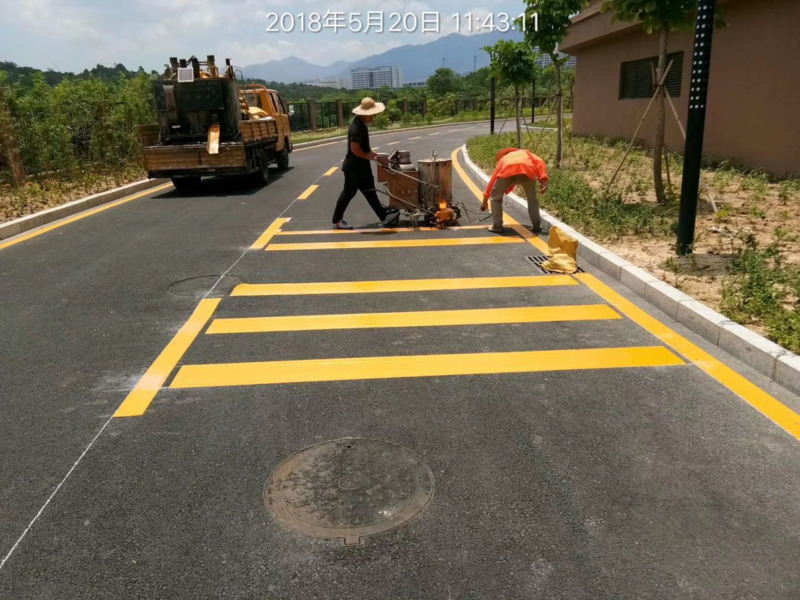 珠海医院道路划线施工公司 欢迎来电 深圳市创路顺交通设施供应