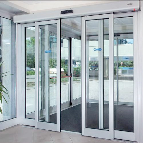 东门自动感应玻璃门定制 自动玻璃门 品质可靠
