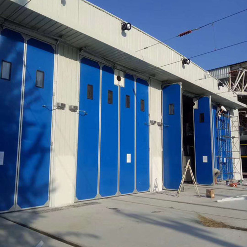 上海工业折叠门图片 电动工业折叠门 经久耐用