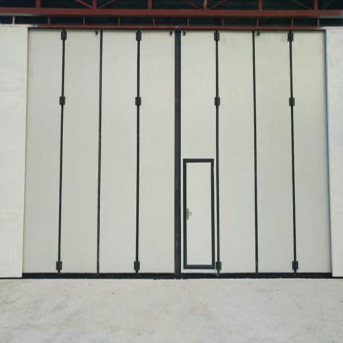 常德工业折叠门图片 折叠工业门 多色可选