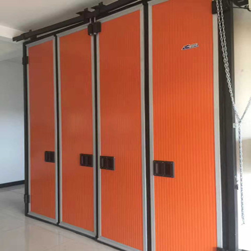 宁波工业折叠门图片 电动工业折叠门 多色可选