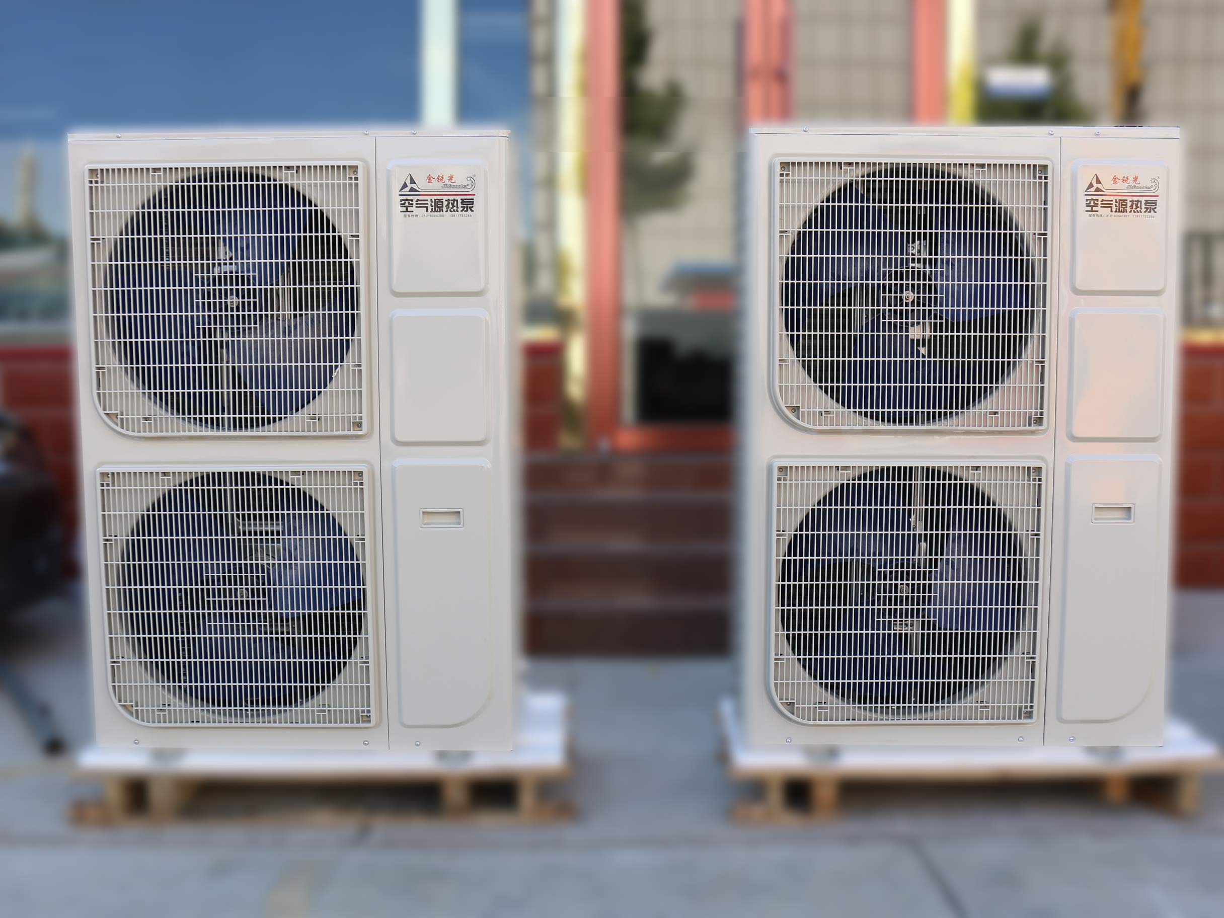5匹变频空气源热泵100平家用取暖设备