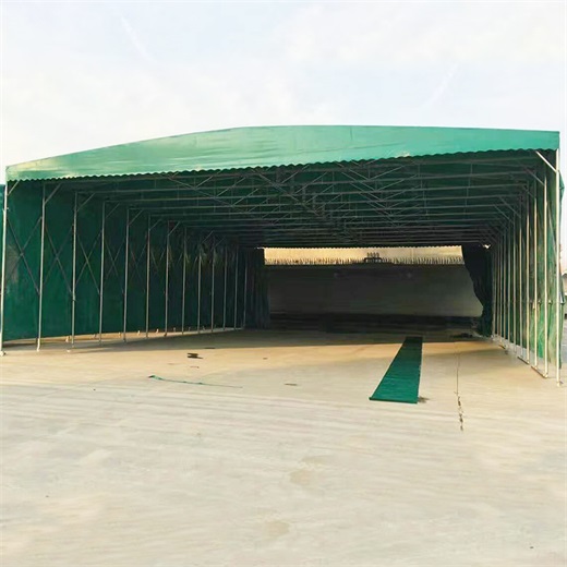 揭阳榕城工厂仓储移动推拉篷户外大型移动雨棚