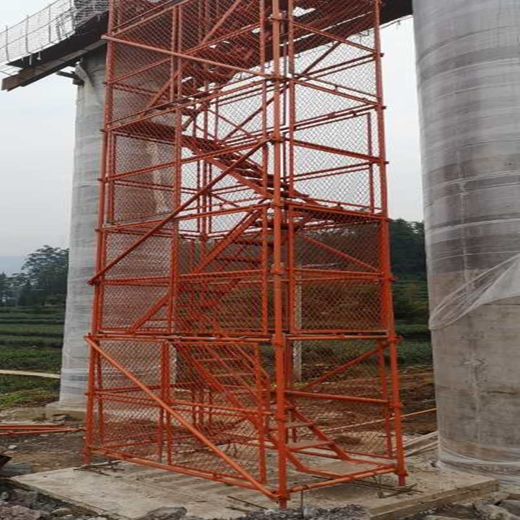 墩柱安全爬梯 修建施工爬梯 框架式爬梯