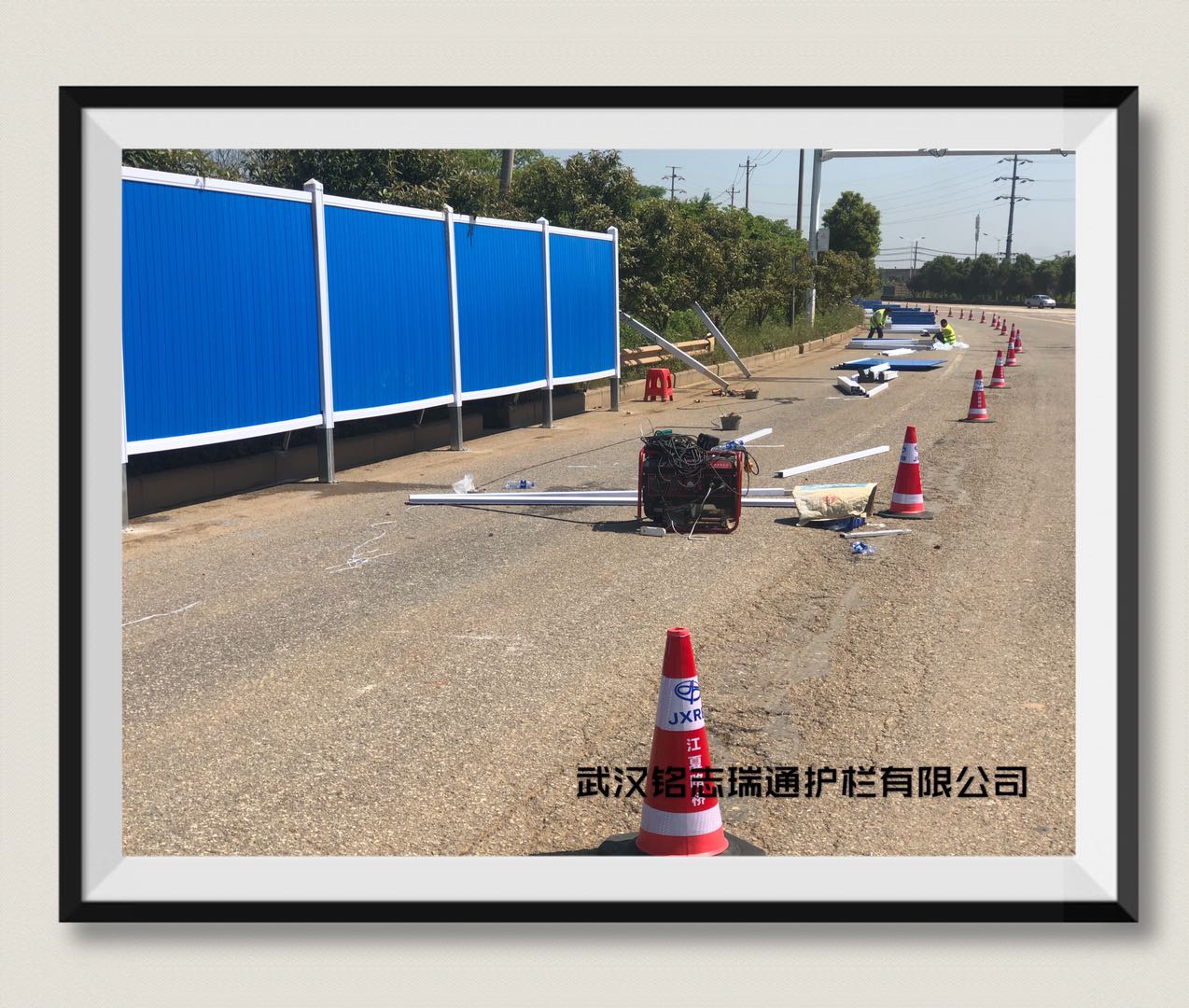 吴川新型PVC围挡组装、**工程围挡标准、围挡咨询