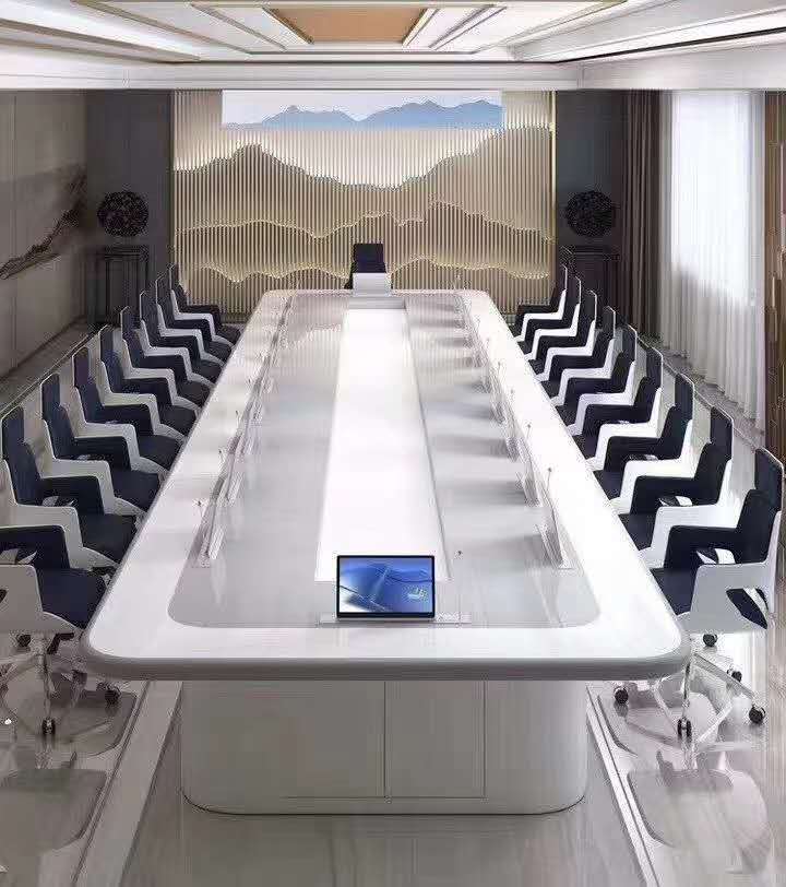 富丰桥视频会议室无线会议话筒 投影仪升级改造